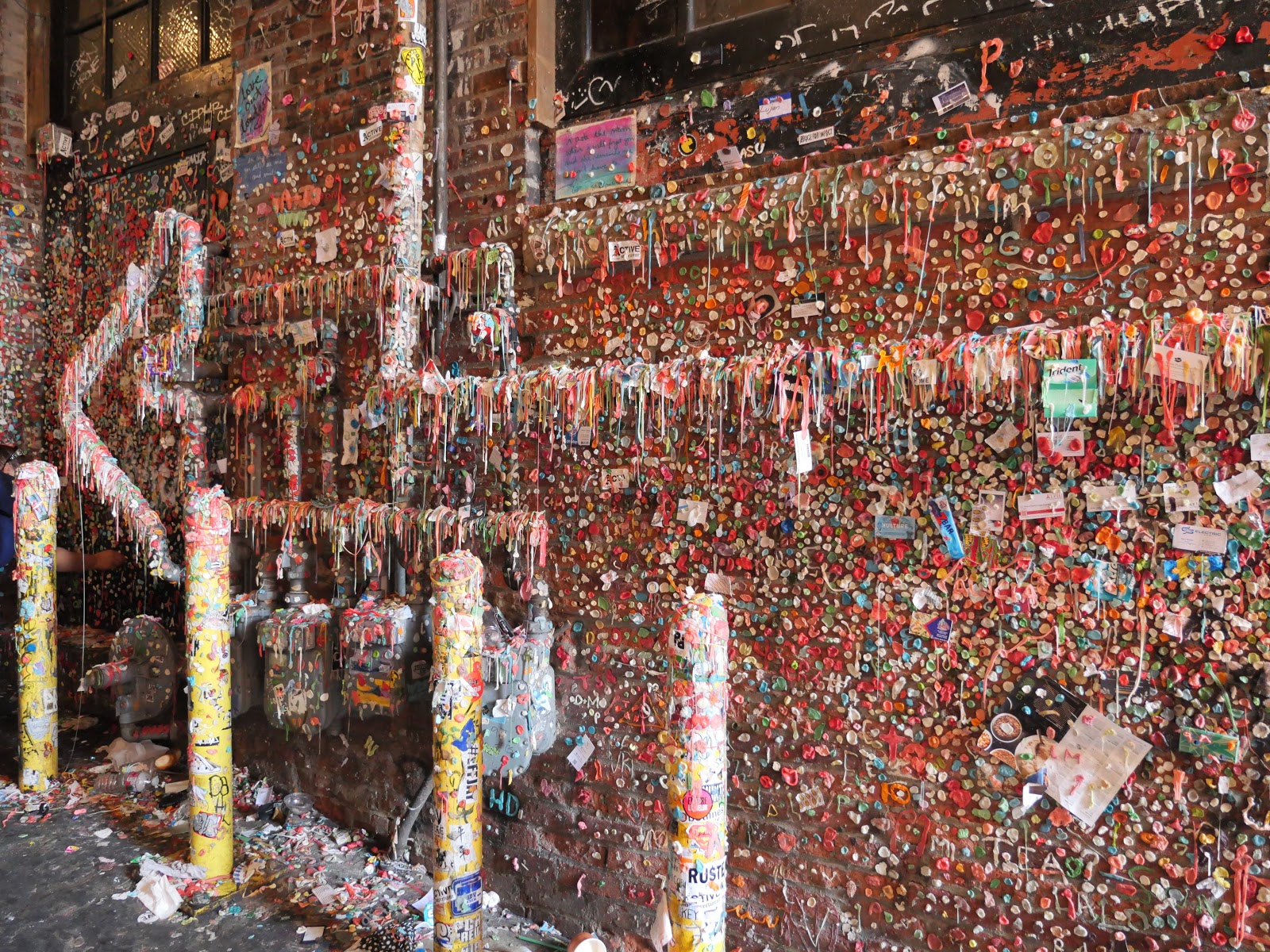 The Gum Wall Go Wandering